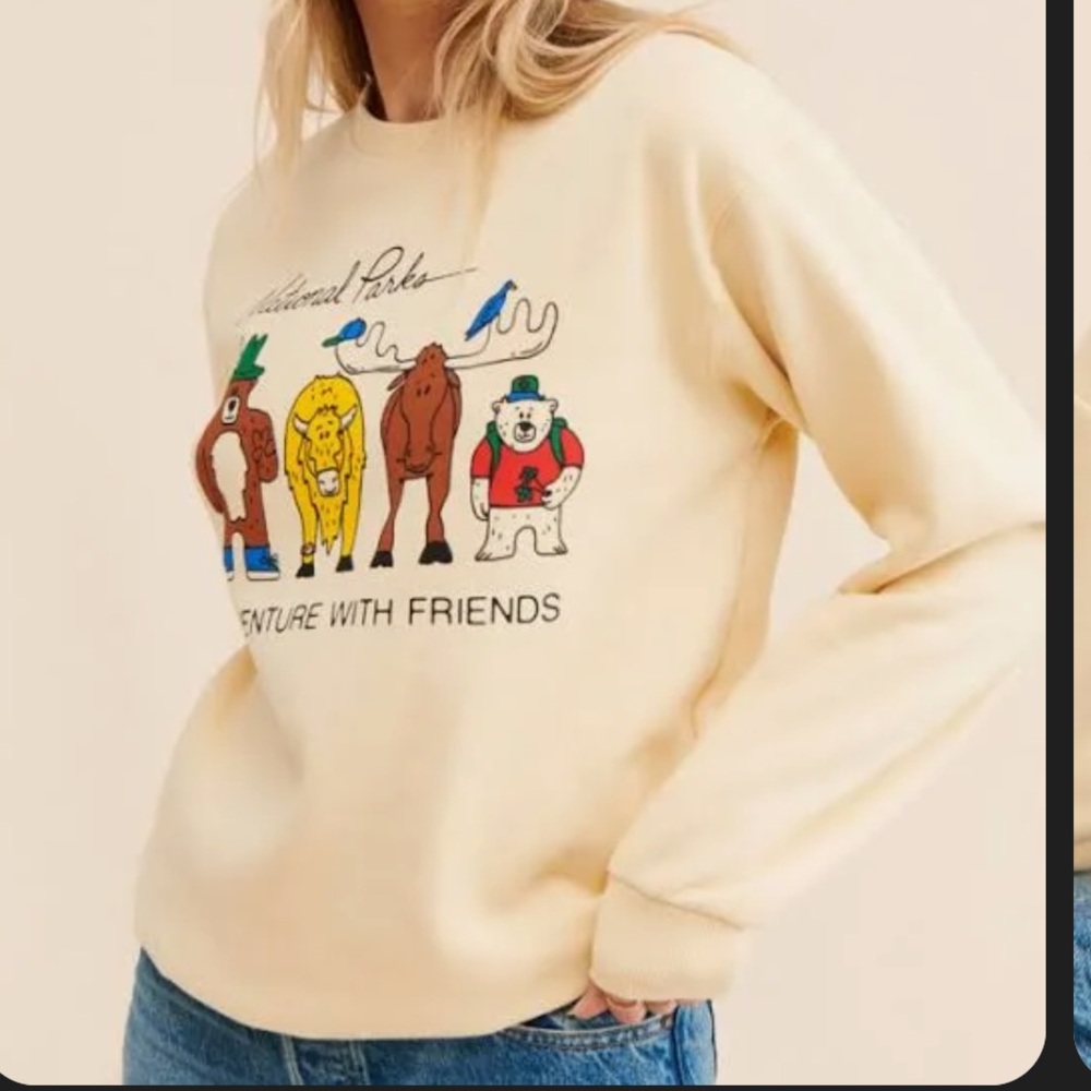Parks Project Adventure with Friends Crewneck